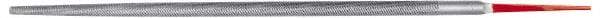 Simonds File - 8" Long, Smooth Cut, Round American-Pattern File - Double Cut, Tang - USA Tool & Supply