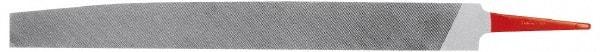 Simonds File - 4" Long, Second Cut, Knife American-Pattern File - Double Cut, Tang - USA Tool & Supply