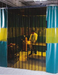 Singer Safety - 8' High x 8' Wide x 0.08mm Thick Bronze Welding Strip Curtain - Bronze - USA Tool & Supply