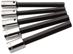 SK - 5 Piece 1/2" Drive Inch Hex Bit Socket Set - 5/16 to 5/8" Hex - USA Tool & Supply
