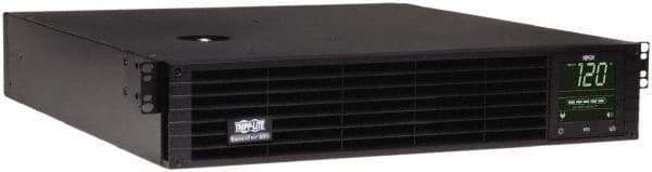 Tripp-Lite - 20 Amp, 3,000 VA, Tower & Rack Mount Line Interactive Backup Uninterruptible Power Supply - Backup 3 min with Full Load & 10 min with Half Load, 120 VAC Input & Output, 2,880 Watt Output, 1 Phases, 8 Outlets - USA Tool & Supply