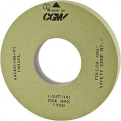 Camel Grinding Wheels - 16" Diam x 5" Hole x 2" Wide Centerless & Cylindrical Grinding Wheel - 80 Grit, Aluminum Oxide, Type 1, Vitrified Bond, No Recess - USA Tool & Supply