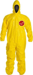 Dupont - Coveralls - Storm Flap & Zipper Closure - USA Tool & Supply