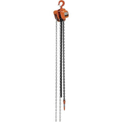 Vestil - 2,000 Lb Lifting Capacity, 10' Lift Height, Hand Hoist - Made from Chain - USA Tool & Supply