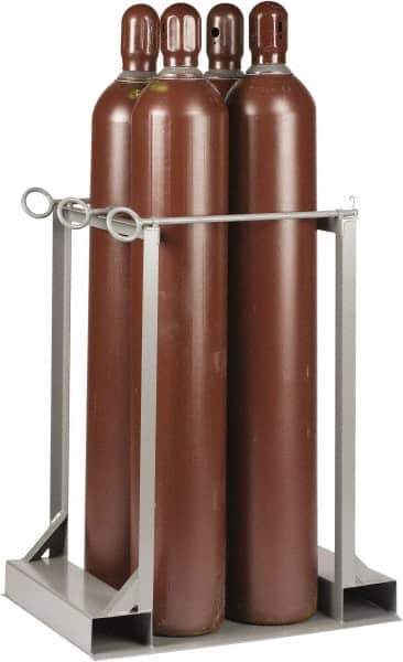 Little Giant - 4 Cylinder, Cylinder Pallet - 33" Wide x 41" High x 25" Deep - USA Tool & Supply