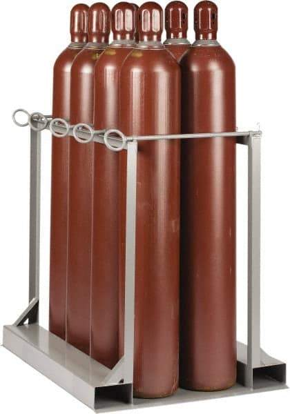 Little Giant - 8 Cylinder, Cylinder Pallet - 33" Wide x 41" High x 47" Deep - USA Tool & Supply