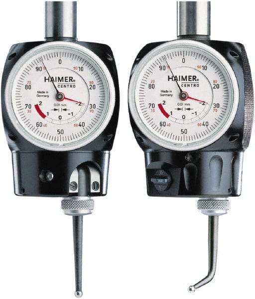 HAIMER - Positioning Indicators Type: Dial Positioning Indicator Point Diameter (mm): 5.00 - USA Tool & Supply