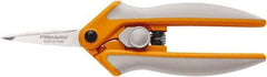 Fiskars - 3" LOC, 8-5/8" OAL Shears - Plastic Straight Handle, For General Purpose Use - USA Tool & Supply