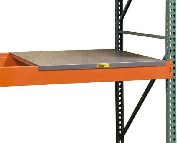 Little Giant - 58" Wide, 2 High, Open Shelving Accessory/Component - 36" Long, Use with Pallet Racks - USA Tool & Supply