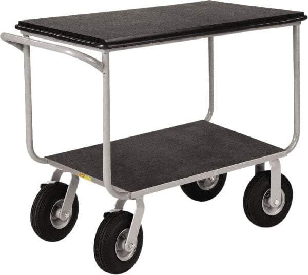 Little Giant - 1,000 Lb Capacity, 22" Wide x 39" Long x 35" High Instrument Cart - 2 Shelf, Steel - USA Tool & Supply