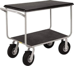 Little Giant - 1,000 Lb Capacity, 22" Wide x 39" Long x 35" High Instrument Cart - 2 Shelf, Steel - USA Tool & Supply