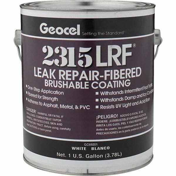 Geocel - 1 Gal Can Brushable Repair Fibered Sealant - Clear - USA Tool & Supply