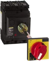 Square D - Circuit Breaker Rotary Handle - Use with Circuit Breaker - USA Tool & Supply