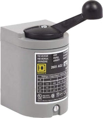 Square D - NEMA, Enclosed Manual Motor Starter - 1-1/2 hp at 115 VAC, 2 hp at 200 VAC, 2 hp at 230 VAC & 2 hp at 575 VAC, CSA LR25490 Class 3211 05, NEMA 1 & UL Listed File E42243 CCN NLRV - USA Tool & Supply