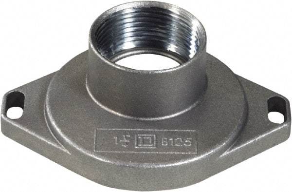 Square D - 1-1/4 Inch Conduit, Safety Switch Plate Hub - For Use with Load Centers, RB Devices - USA Tool & Supply