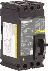 Square D - 70 Amp, 250 VDC, 480 VAC, 2 Pole, Panel Mount Molded Case Circuit Breaker - Thermal Magnetic Trip, 18 kA at 480/600 VAC Breaking Capacity, 12-1/0 (Aluminum), 14-1/0 (Copper) AWG, 4.13 Inch Deep x 6 Inch High x 3 Inch Long - USA Tool & Supply