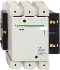 Schneider Electric - 3 Pole, 110 Coil VAC, 250 Amp at 440 VAC, Nonreversible IEC Contactor - Bureau Veritas, CCC, CSA, DNV, EN/IEC 60947-1, EN/IEC 60947-4-1, GL, JEM 1038, LROS, RINA, RMRoS, RoHS Compliant, UL Listed - USA Tool & Supply