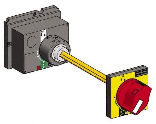 Schneider Electric - Circuit Breaker Rotary Handle - Use with GV7R, TeSys - USA Tool & Supply