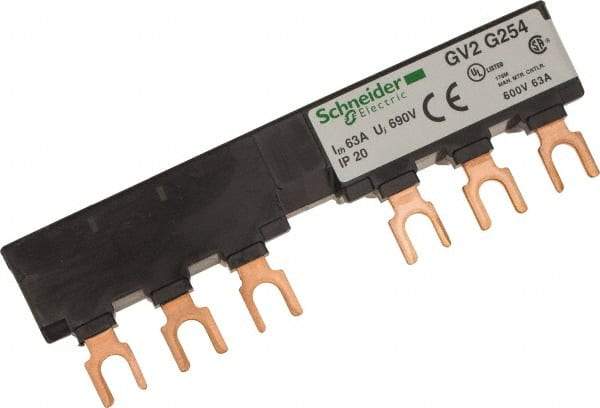Schneider Electric - Circuit Breaker Comb Busbar - Use with Linergy, TeSys D, TeSys GV2, TeSys K, TeSys U - USA Tool & Supply