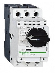 Schneider Electric - 32 Amp, 690 VAC at 50/60 Hz, 3 Pole, Bolt On, Clip Motor Circuit Breaker - Thermal Magnetic Trip, Multiple Breaking Capacity Ratings, 97mm Deep x 89mm High x 45mm Wide - USA Tool & Supply