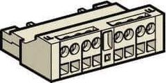 Schneider Electric - Circuit Breaker Auxiliary Contact Block - Use with GV2L, GV2LE, GV2ME, GV2P, GV2RT, GV3L, GV3P, LS1D323, TeSys - USA Tool & Supply