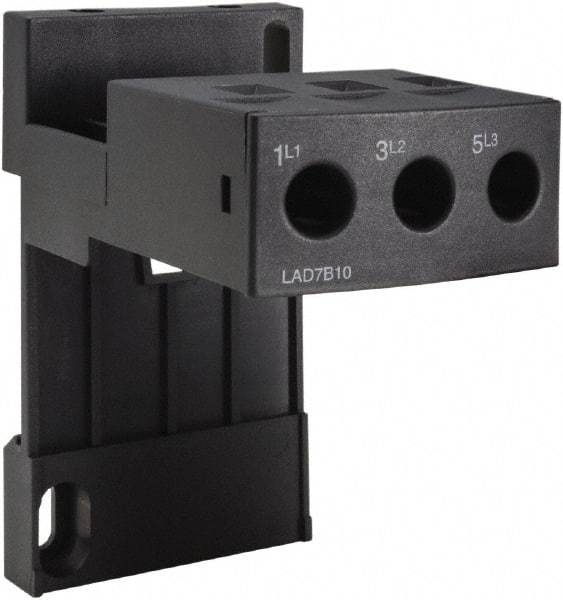 Schneider Electric - 38 Amp Circuit Breaker Terminal Block - Use with TeSys, TeSys D - USA Tool & Supply