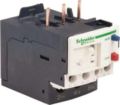 Schneider Electric - 3 Pole, NEMA Size 00-1, 2.5 to 4 Amp, 690 VAC, Thermal NEMA Overload Relay - Trip Class 20, For Use with LC1D09, LC1D12, LC1D18, LC1D25, LC1D32 and LC1D38 - USA Tool & Supply