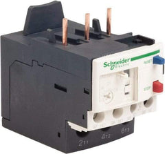 Schneider Electric - 3 Pole, NEMA Size 0-1, 16 to 24 Amp, 690 VAC, Thermal NEMA Overload Relay - Trip Class 20, For Use with LC1D18, LC1D25, LC1D32 and LC1D38 - USA Tool & Supply