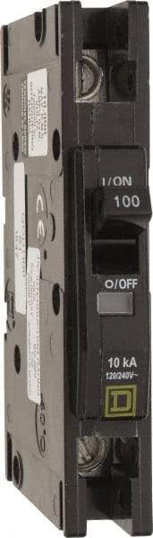 Square D - 100 Amp, 240 VAC, 1 Pole, Panel Mount Miniature Circuit Breaker - 14-2 AWG - USA Tool & Supply
