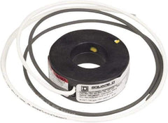 Square D - 200 Amp AC Input, 5 Amp AC Output, Panel Meter Current Transformer - Flying Lead Terminal, For Use with AC Ammeter - USA Tool & Supply