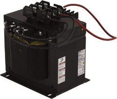 Square D - 2,000 VA, Top Mount Fuse Block Control Transformer - 7.04 Inch Deep - USA Tool & Supply