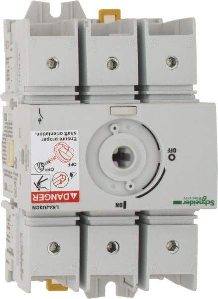 Schneider Electric - 600VAC at 50/60 Hz, 3 Pole, Nonfused Cam & Disconnect Switch - 3.13 Inch Wide x x 4.92 Inch High x x 2.52 Inch Deep - USA Tool & Supply