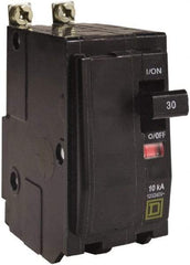 Square D - 25 Amp, 240 VAC, 2 Pole, Bolt On Miniature Circuit Breaker - 14-8 AWG - USA Tool & Supply