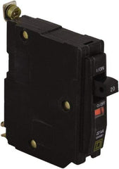 Square D - 20 Amp, 240 VAC, 1 Pole, Bolt On Miniature Circuit Breaker - 14-8 AWG - USA Tool & Supply