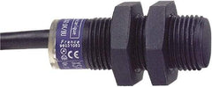 Telemecanique Sensors - PNP, NO/NC, 4mm Detection, Cylinder, Inductive Proximity Sensor - 4 Wires, IP68, 12 to 24 VDC, M12x1 Thread, 33mm Long - USA Tool & Supply