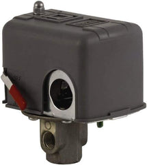 Square D - 1 and 3R NEMA Rated, 70 to 150 psi, Electromechanical Pressure and Level Switch - Fixed Pressure, 575 VAC, L1-T1, L2-T2 Terminal, For Use with Square D Pumptrol - USA Tool & Supply