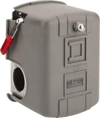 Square D - 1 and 3R NEMA Rated, 70 to 150 psi, Electromechanical Pressure and Level Switch - Fixed Pressure, 575 VAC, L1-T1, L2-T2 Terminal, For Use with Square D Pumptrol - USA Tool & Supply