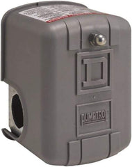 Square D - 1 and 3R NEMA Rated, 5.5 to 8.5 psi, Electromechanical Pressure and Level Switch - Fixed Pressure, 230 VAC, L1-T1, L2-T2 Terminal, For Use with Square D Pumptrol - USA Tool & Supply