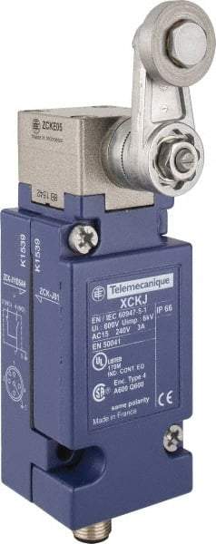Telemecanique Sensors - 240 VAC, Screw Terminal, General Purpose Limit Switch - IP66 IPR Rating - USA Tool & Supply