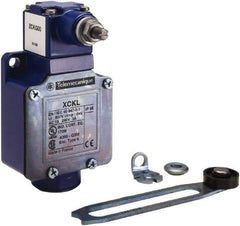 Telemecanique Sensors - SPDT, NC/NO, 300 VAC, 300 VDC, Screw Terminal, Roller Lever Actuator, General Purpose Limit Switch - 1, 2, 3, 4, 12 NEMA Rating, IP66 IPR Rating, Reversible Mount - USA Tool & Supply