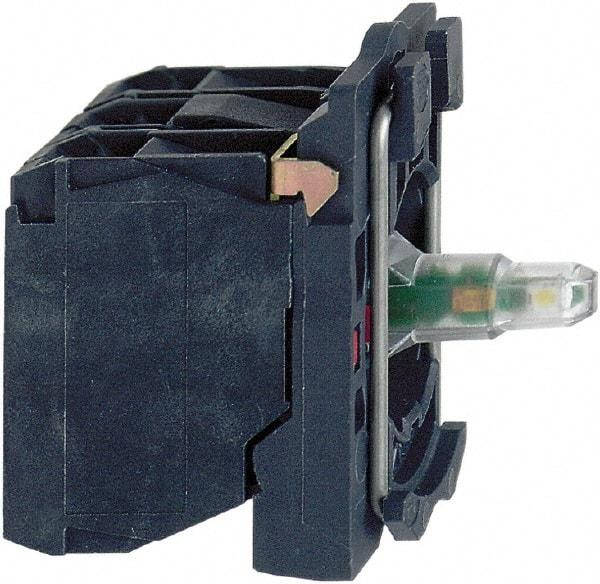Schneider Electric - 110-120 V Red Lens LED Indicating Light - Screw Clamp Connector, Vibration Resistant - USA Tool & Supply