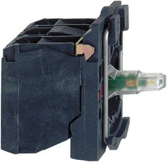 Schneider Electric - 110-120 V Red Lens LED Indicating Light - Screw Clamp Connector, Vibration Resistant - USA Tool & Supply