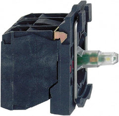 Schneider Electric - 24 V Blue Lens LED Indicating Light - Screw Clamp Connector, Vibration Resistant - USA Tool & Supply