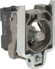 Schneider Electric - 12 VAC/VDC at 50/60 Hz Red Lens LED Indicating Light - Screw Connector, Electromagnetic Field Resistant, Electrostatic Discharge Resistant, Shock Resistant, Vibration Resistant - USA Tool & Supply