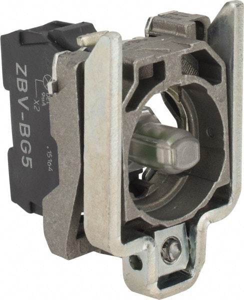 Schneider Electric - 24-120 VAC/VDC at 50/60 Hz Orange Lens LED Indicating Light - Screw Connector, Electromagnetic Field Resistant, Electrostatic Discharge Resistant, Shock Resistant, Vibration Resistant - USA Tool & Supply