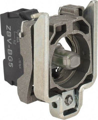 Schneider Electric - 24-120 VAC/VDC at 50/60 Hz Orange Lens LED Indicating Light - Screw Connector, Electromagnetic Field Resistant, Electrostatic Discharge Resistant, Shock Resistant, Vibration Resistant - USA Tool & Supply