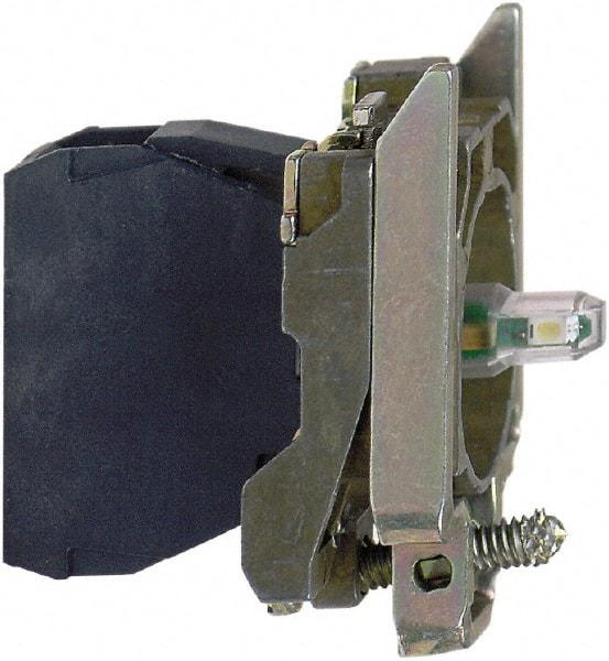 Schneider Electric - 24 VAC/VDC at 50/60 Hz Orange Lens LED Indicating Light - Screw Connector, Electromagnetic Field Resistant, Electrostatic Discharge Resistant, Shock Resistant, Vibration Resistant - USA Tool & Supply
