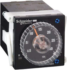 Schneider Electric - 300 hr Delay, Time Delay Relay - 5 Contact Amp, 24 to 240 VAC/VDC at 50/60 Hz - USA Tool & Supply