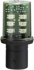 Schneider Electric - Green, Visible Signal Replacement LED Bulb - For Use with Beacon, Indicator Bank - USA Tool & Supply