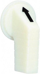 Schneider Electric - 30mm, White, Selector Switch Operating Knob - For Use with Selector Switch - USA Tool & Supply